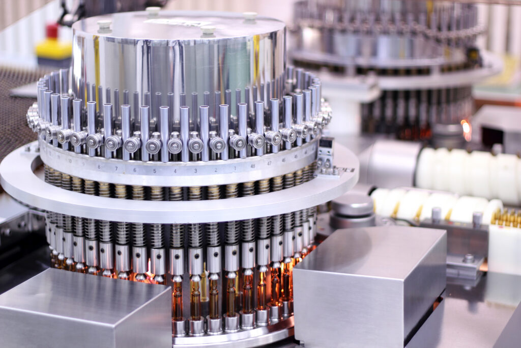 Image of machinery used in medical manufacturing