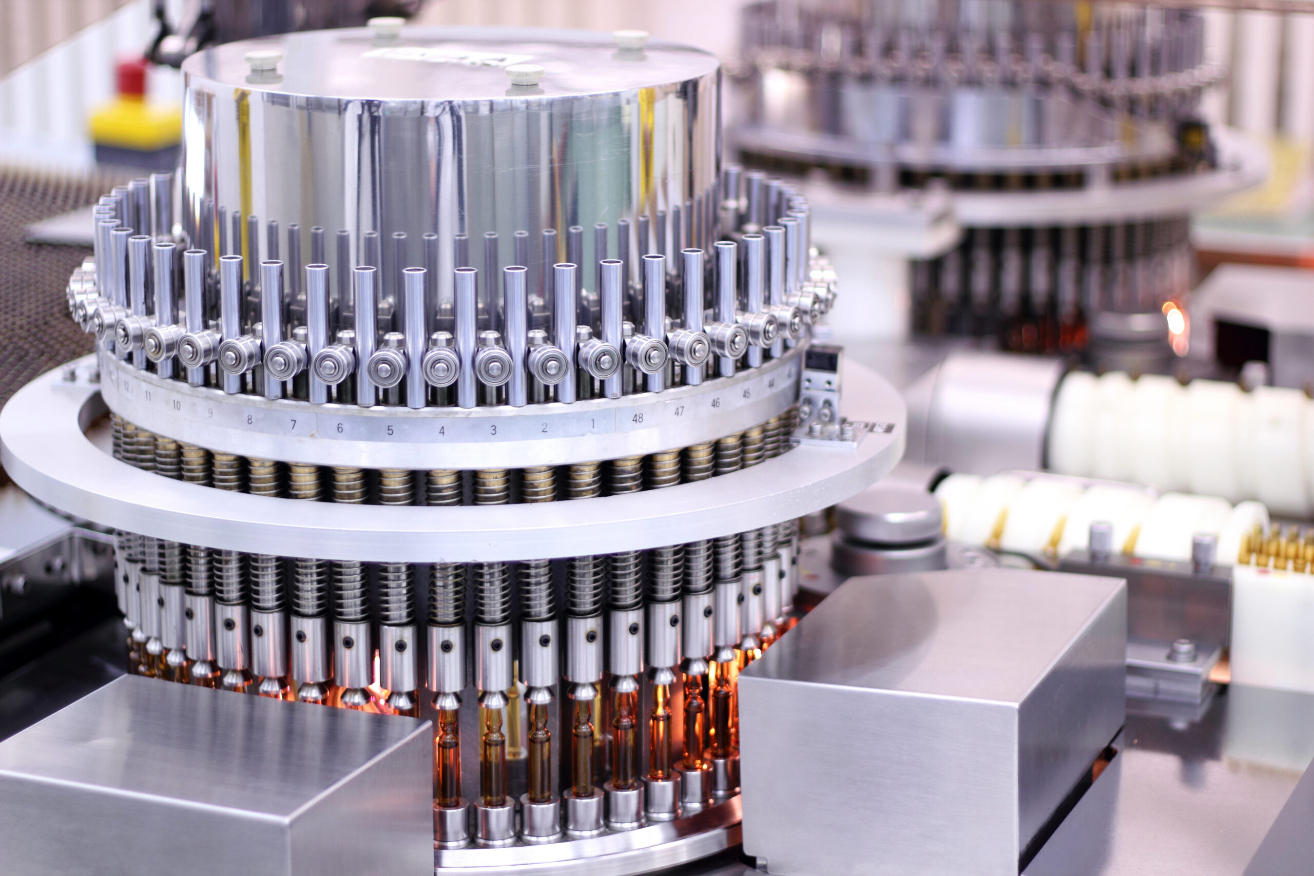 Image of machinery used in medical manufacturing